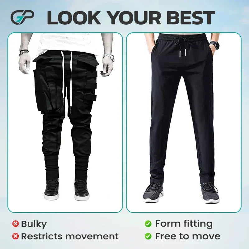 📢⏰Stretch Breathable Straight-Leg Casual Athletic Pants