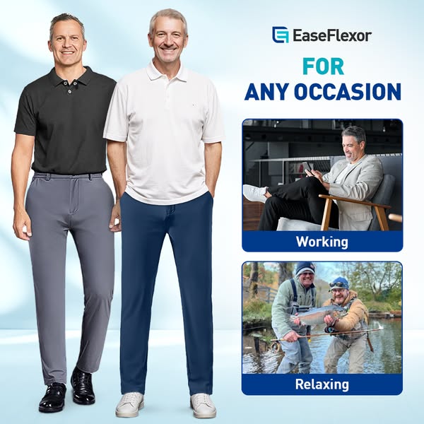 📢⏰Stretch Breathable Straight-Leg Casual Athletic Pants