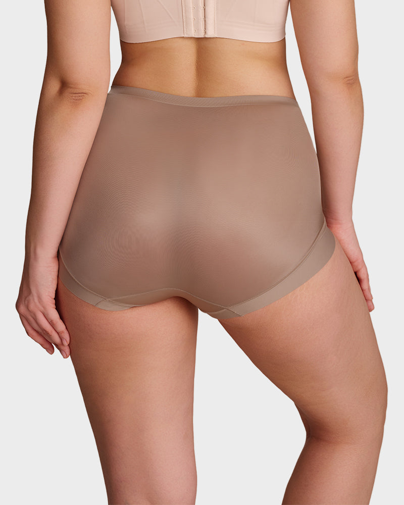 High-Waist Cross Compression Shaping Panties （6 Pack）