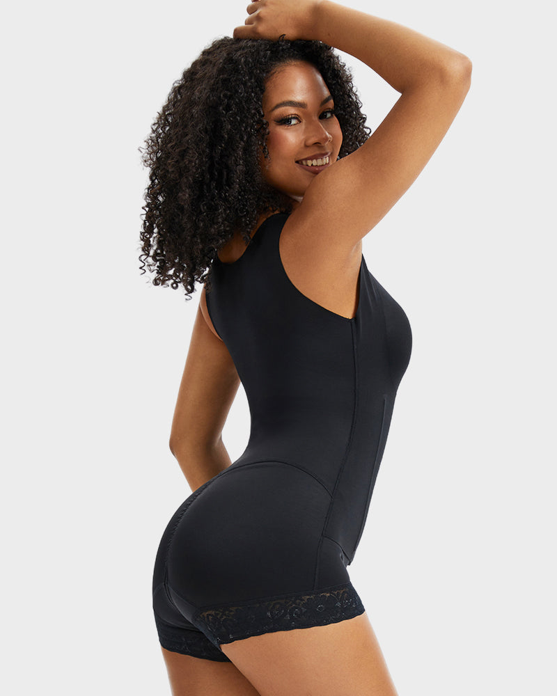 Double-Layer PowerMesh Tummy Sculpt Bodysuit