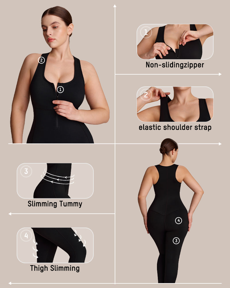 Sculpt & Sweat Sauna Workout Jumpsuit