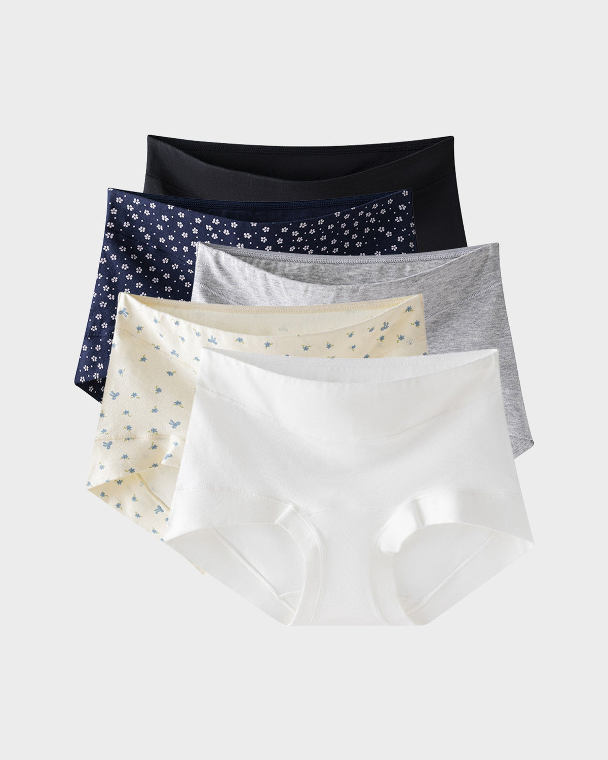 Seamless Antibacterial Cotton Boxer Panties (5 Pack)