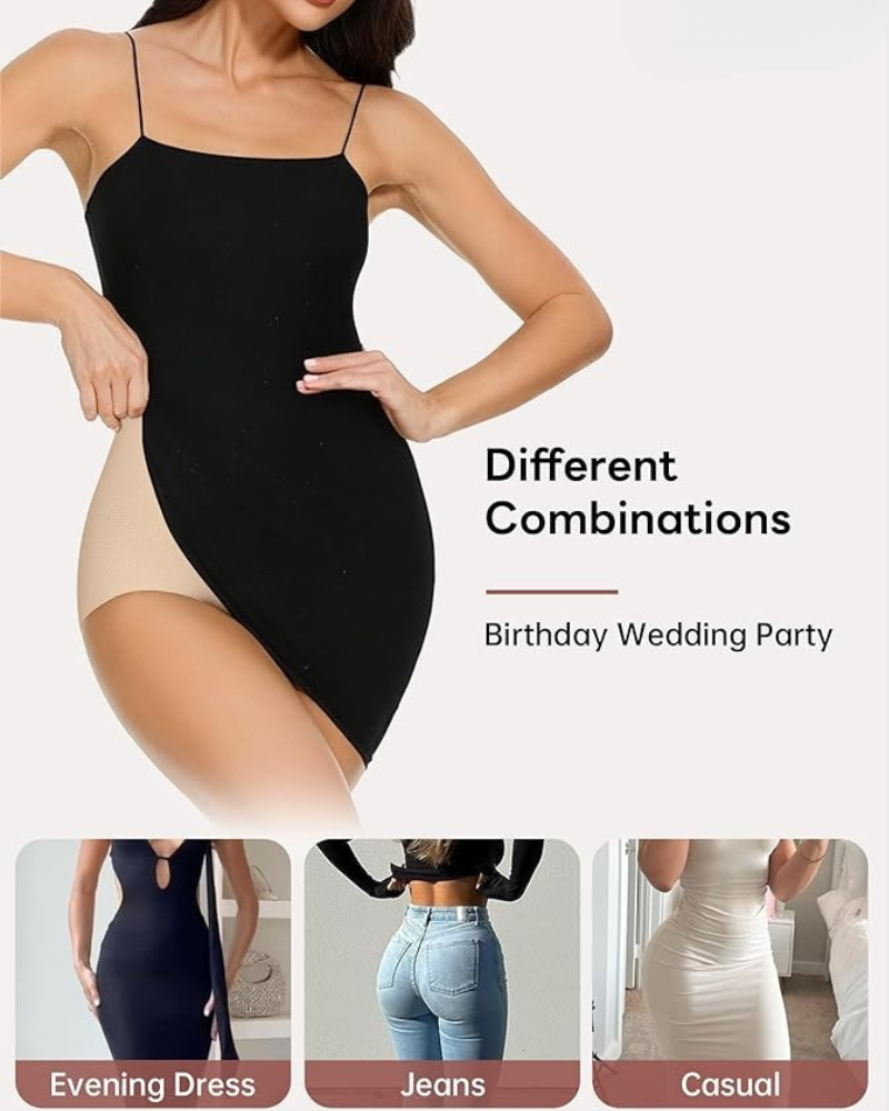 Seamless High-Waisted Tummy Control Shaping Panty (3 Pack)