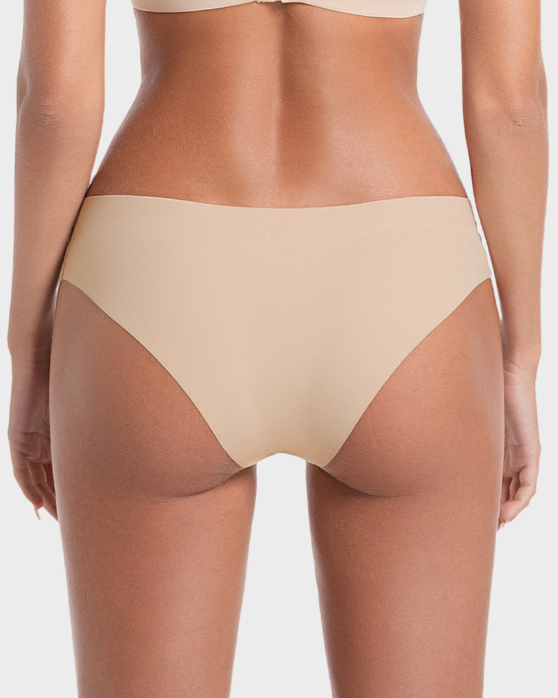 Seamless Ice-Silk Low-Rise Panties for Women (5 Pack)