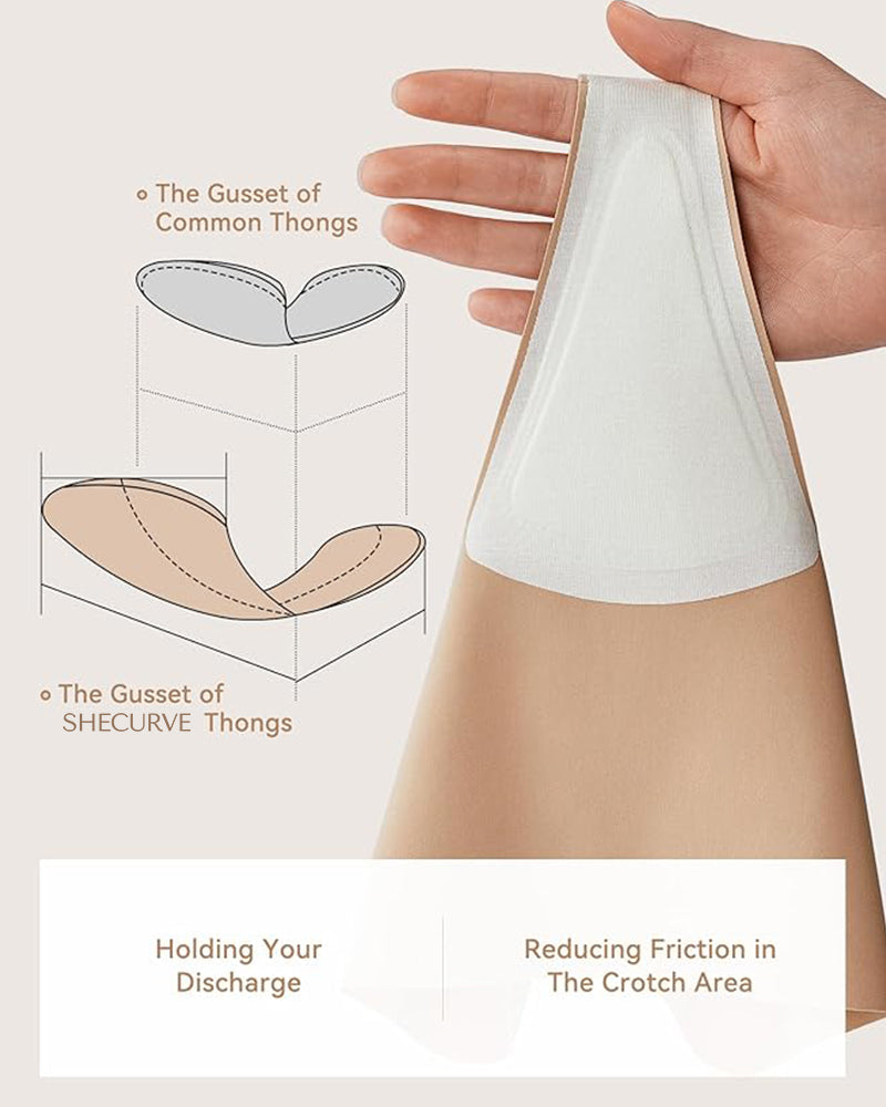 Seamless Camel Toe Cover Thongs (5 PACK)
