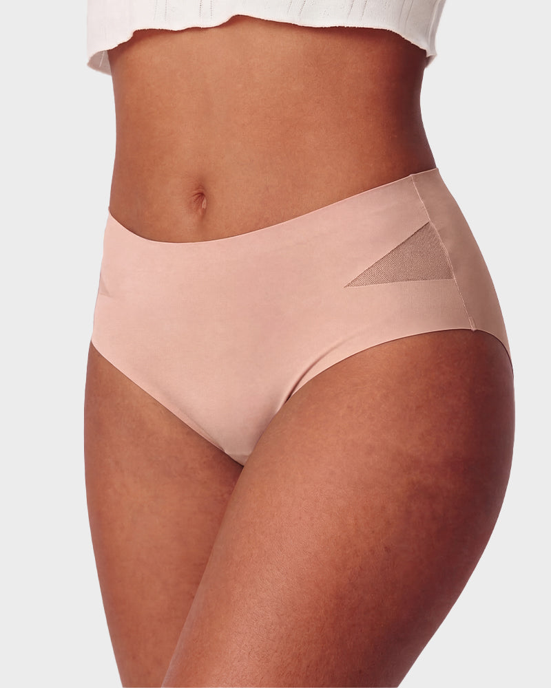Sexy Seamless Mesh Cutout Panty (5 Pack)