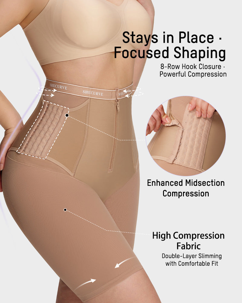 Side-Hook Slimming & Butt-Lifting Shaping Shorts