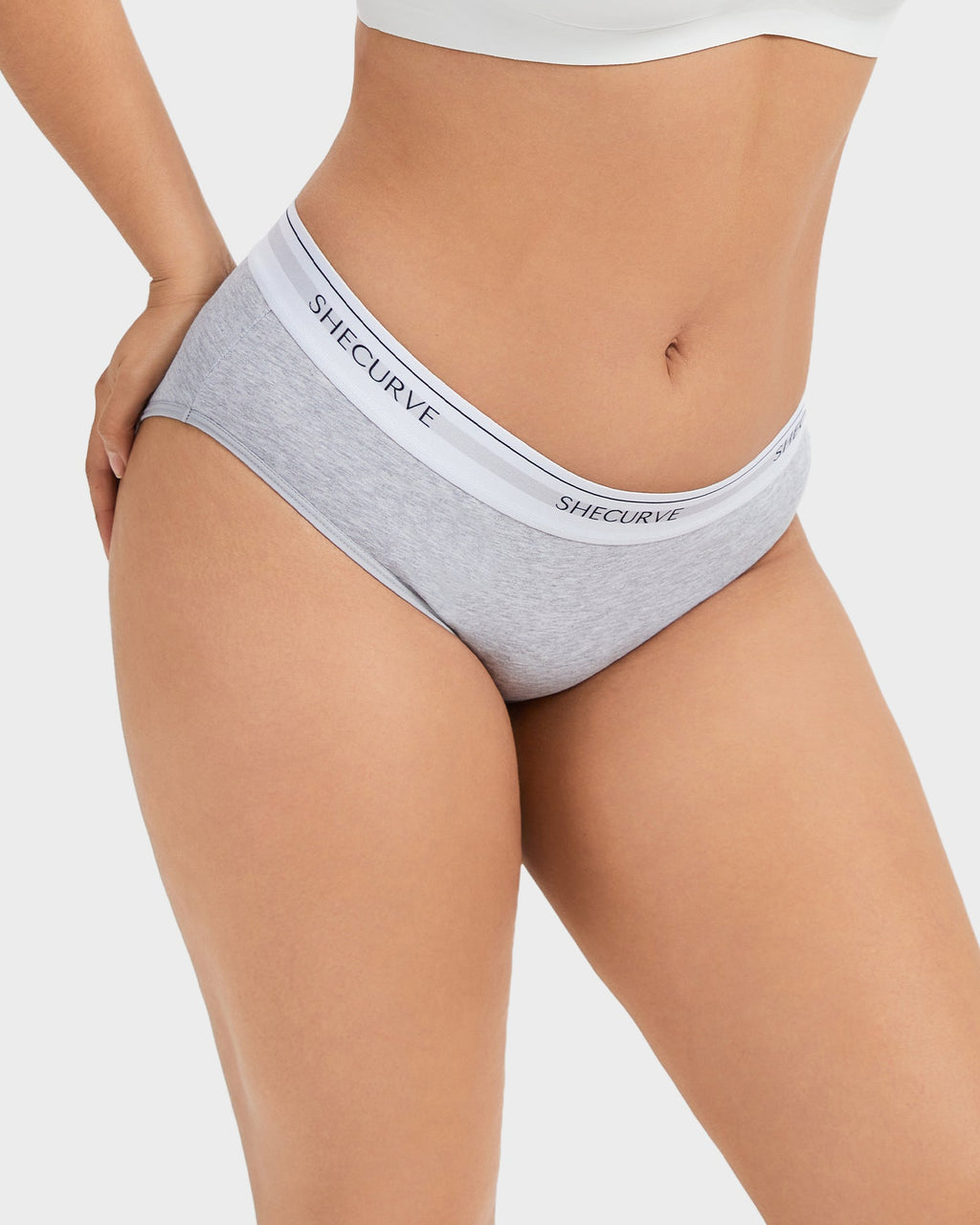 Soft Cotton Logo Waist Low-Rise Briefs (6 Pack)
