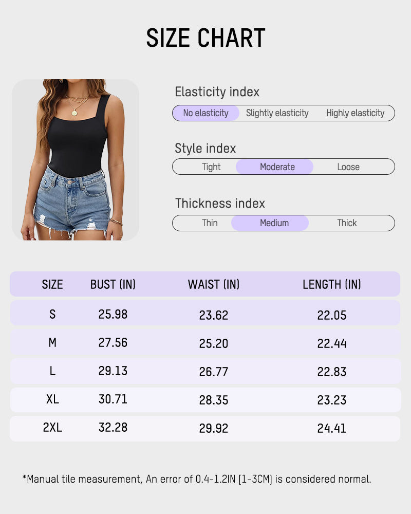U-Neck Built-In Bra Shaping Tank Top