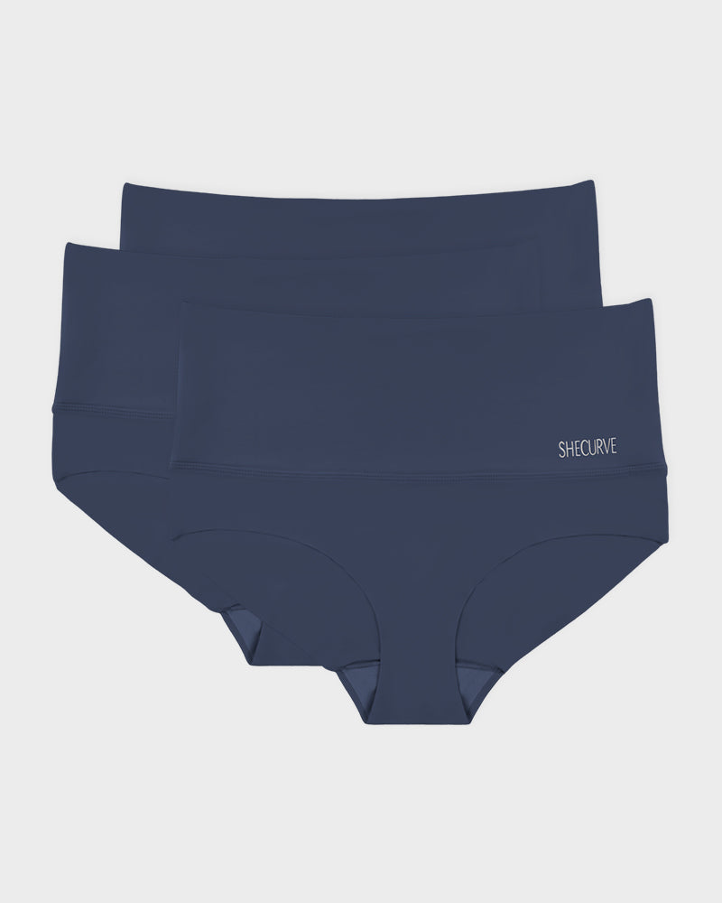 3-Pack High Waisted Tummy Control Briefs