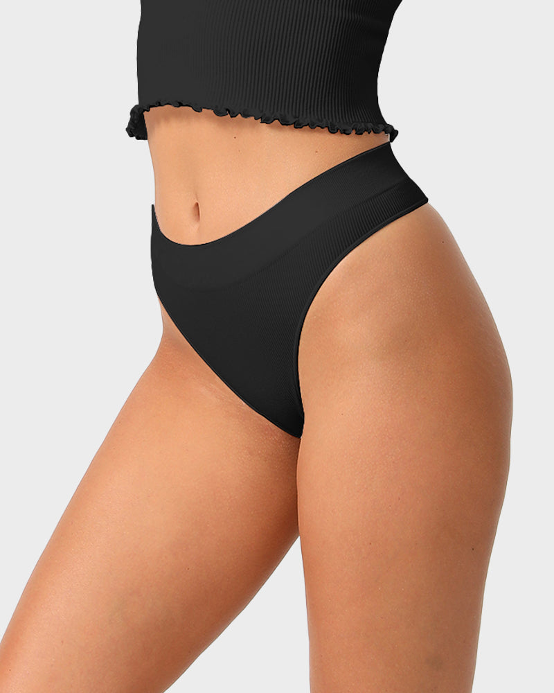 Everyday Comfort Seamless Low-Rise Thong (3 Pack)