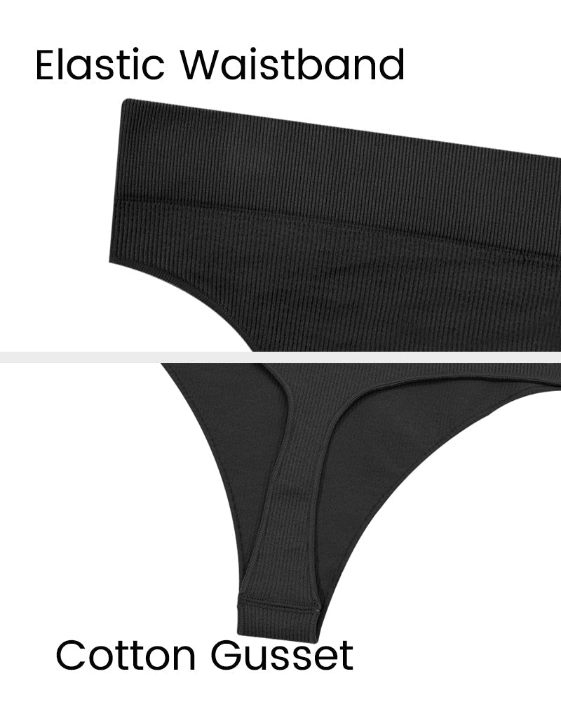 Everyday Comfort Seamless Low-Rise Thong (3 Pack)