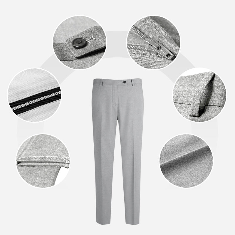Men's Business Casual Suit Trousers