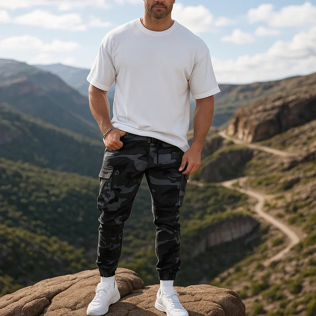 👖 Rugged Tactical Work Pants – 💪 Durable Nylon-Cotton | 🔧 Multi-Pocket | 🌲 Outdoor & Work Ready